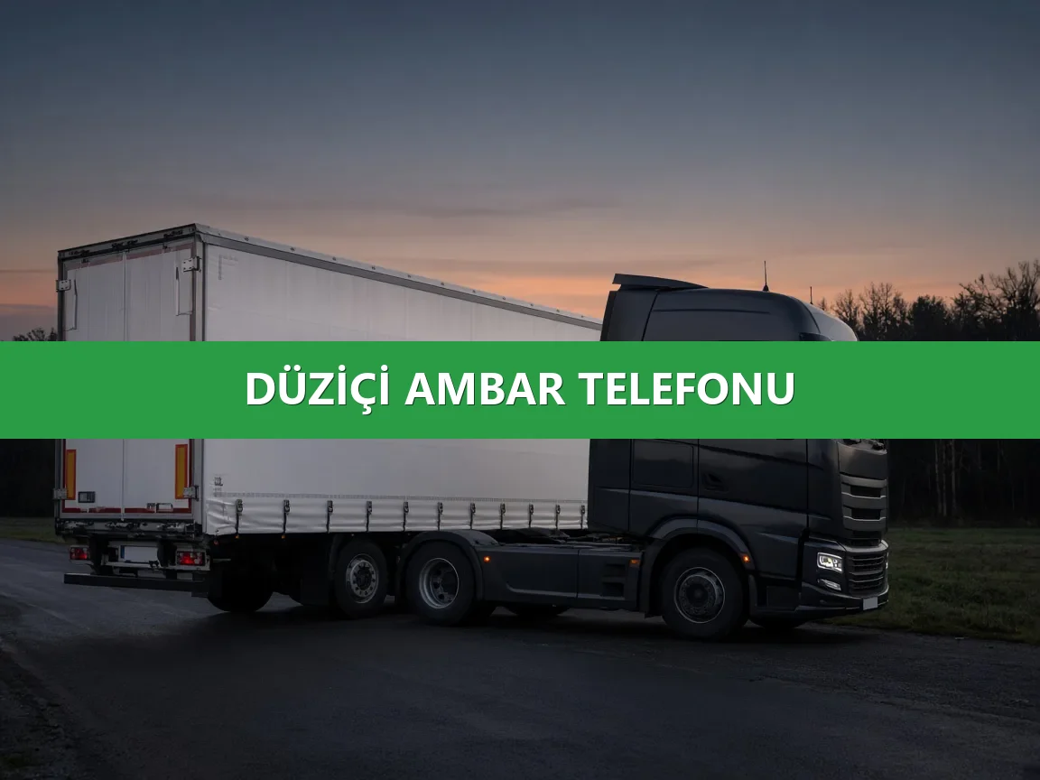 Düziçi Ambar Telefonu
